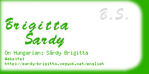 brigitta sardy business card